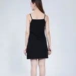 Split Bodycon Dress One Size Black